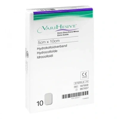 Abbildung von Varihesive Extra dünn 5x10 cm HKV hydroa 10 St