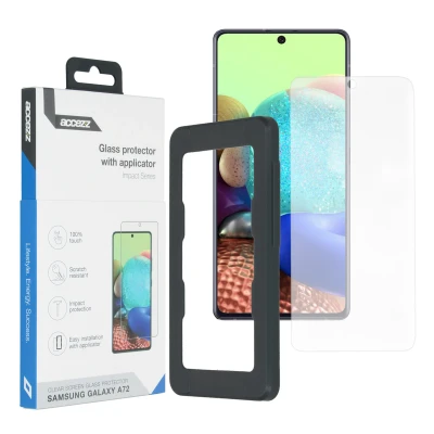 Abbildung von Samsung Galaxy M53 Panzerglas Accezz Xtreme Displayschutz + Applikator Glass Screenprotector Applicator für das A72 /