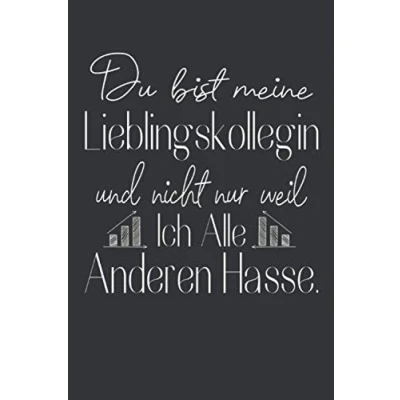 Abbildung von Du bist meine Lieblingskollegin: Abschiedsgeschenk Lieblingskollegin Notizbuch Tolles Geschenk für deine Kollegin 120 linierte DINA5 Seiten ... Pension und Jobwechsel Arbeitskollegin
