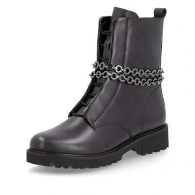 Abbildung von Remonte Damen Chelsea Boots D8665, Frauen Stiefeletten,lose Einlage,halbstiefel,Kurzstiefel,uebergangsschuhe,uebergangsstiefel,flach,schwarz (00),42 EU