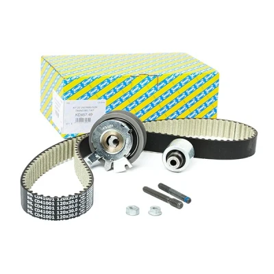 Abbildung von SNR KD457.49 Zahnriemensatz 120 VOLKSWAGEN: Golf 4 Schrägheck, Passat B5 GP Variant, 5 AUDI: A6 C5 Avant, A4 B6 Avant