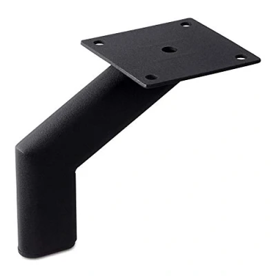 Abbildung von Möbelfuß TANGO 147 x 85 120 mm schwarz pulverbeschichtet Schrankfuß Bettfuß von SO TECH