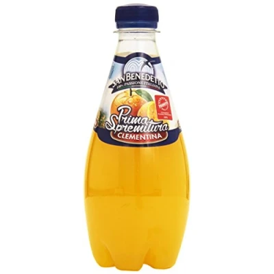 Abbildung von 12x San Benedetto Prima Spremitura Clementina Passione Italiana PET 40cl Soda 100% Italienisches Getränk gasförmig Orangen Lemonade