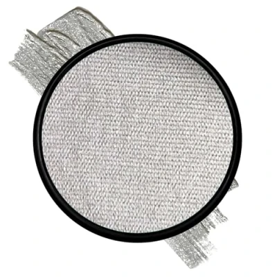 Abbildung von Mehron Paradise Make up AQ Pro Size Perfekt für Bühnen und Bildschirmvorführungen, Spezialeffekte, Cosplay Halloween Wasseraktiviertes Gesichts Körperfarben 40 g Metallic Silver