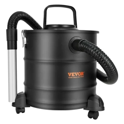 Abbildung von VEVOR Aschesauger mit HEPA Filtersystem Ruß Staubsauger Kaminsauger Aschestaubsauger Kaminstaubsauger für Grill Ofen 20L Metallbehälter 1200W Leistung 16kPa Saugkraft