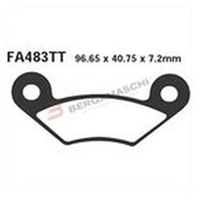 Abbildung von EBC Brakes FA483R Bremsbelagsatz vorne links