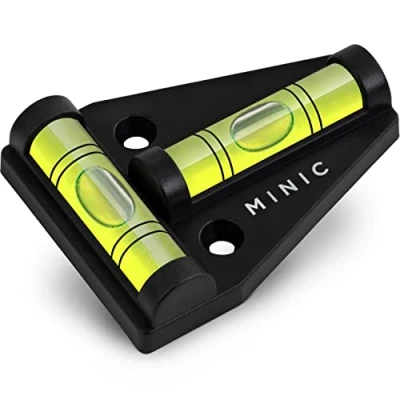 Abbildung von MINIC Kreuzwasserwaage Wasserwaage klein Strapazierfähig und Bruchsicher Wohnmobil Zubehör Wohnwagen Gadgets mini Ducato Camping Innen Camper