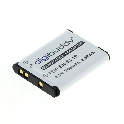 Abbildung von digibuddy Akku kompatibel zu Nikon EN EL19 Li Ion