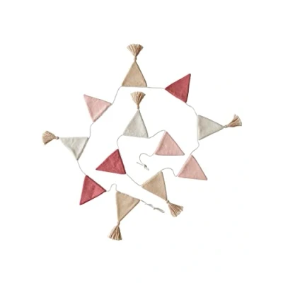 Abbildung von VERTBAUDET Kinderzimmer Wimpelkette, gestrickt pudrig rosa