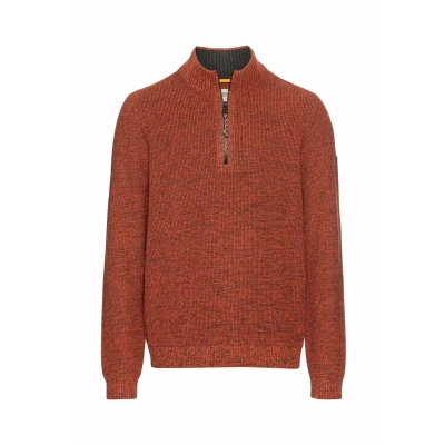 Abbildung von camel active Strickpullover, Herren, Größe: XXL, Brick red