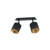 Abbildung von Eglo 99277 Spotleuchte ESTEPERRA schwarz, gold L:33,5 B:9cm dimmbar