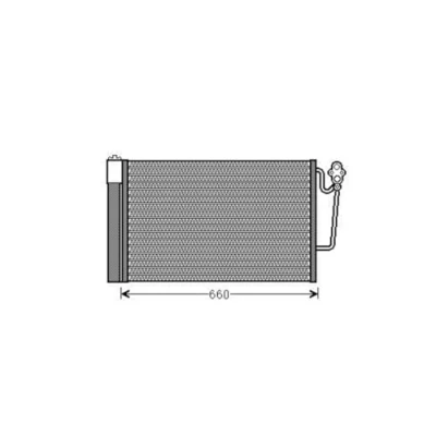 Abbildung von PRASCO MN306C002 Klimakondensator mit Trockner 15 13 Aluminium 650 R 134a MINI: Schrägheck, Clubman, Countryman