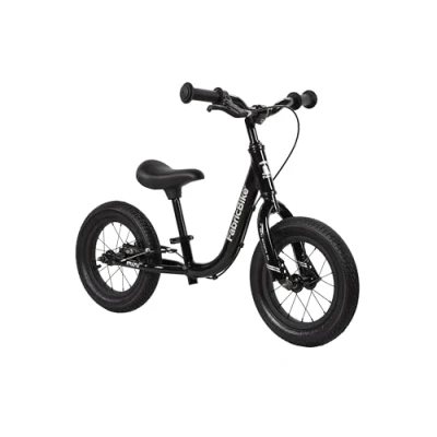 Abbildung von FabricBike Mini Kinderlaufrad, Balance Bike Laufrad ab 18 Monate bis 4 Jahre, verstellbarem Sitz und Lenker, 12 Zoll Rädern (Mini PRO Full Black)
