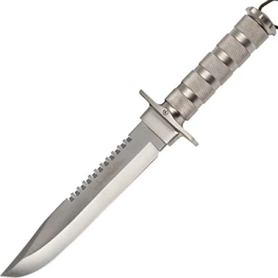 Abbildung von Haller Messer Survival Knife Überlebensmesser, 420er Stahl, Klinge: 205 mm
