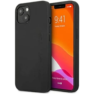 Abbildung von AMG AMHCP13SDOLBK Hülle für iPhone 13 Mini 5,4&quot; schwarz Leather Hot Stamped