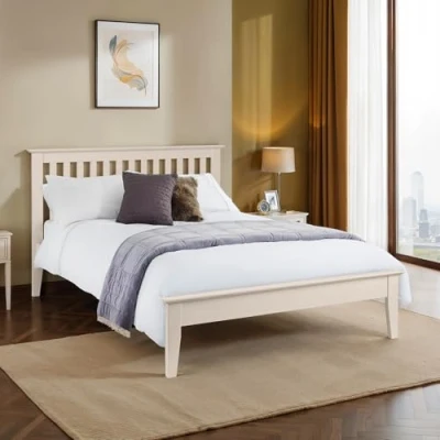 Abbildung von Julian Bowen Salerno Bett, Elfenbein, Doppelbett