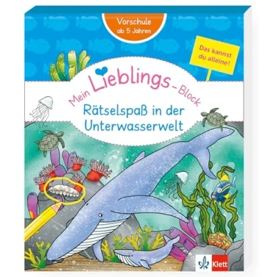 Abbildung von Klett Mein Lieblings Block Rätselspaß in der Unterwasserwelt: Vorschulblock ab 5 Jahren
