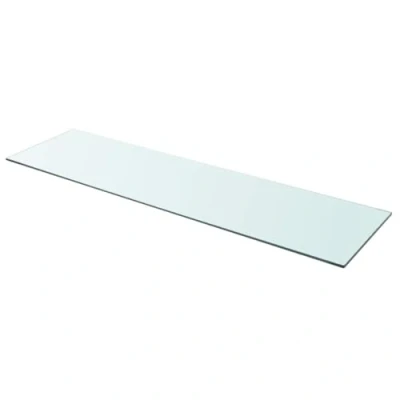Abbildung von vidaXL Glasboden Glasscheibe Glasplatte für Glasregal Transparent 110 cm x 30