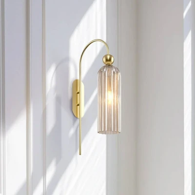 Abbildung von Maytoni Antic Wandleuchte, Glasschirm in Cognac