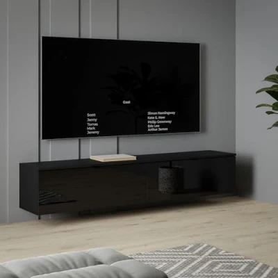 Abbildung von FORTE TV Board &quot;Libertad&quot;, großes Board, erweiterbar, Wandmontage, Metallgriff
