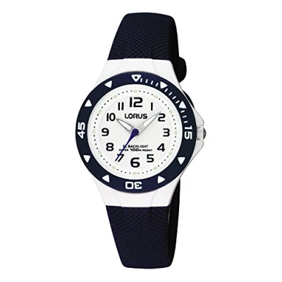 Abbildung von LORUS Quarzuhr RRX43CX9, Armbanduhr, Kinderuhr, Silikonarmband, Schulanfang, Geschenkidee