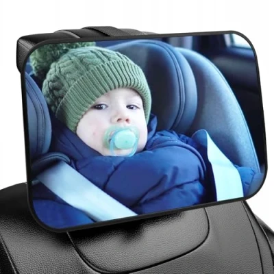 Abbildung von Maxentico Spiegel Auto Baby Rückbank, Autospiegel Rücksitz, Babyspiegel Kindersitz Auto, Rücksitzspiegel für Babys, Kinderspiegel Universeller Kinder Rückspiegel