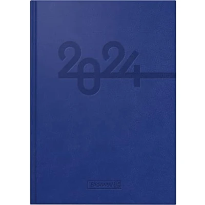 Abbildung von BRUNNEN Tageskalender Modell 798 2024 1 Seite = Tag Blattgröße 14 x 20,6 cm blau