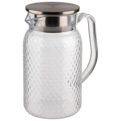 Abbildung von APS Wasserkanne &quot;Saft / Ø 10 cm, 1 Liter&quot;, l, (1), Deckel aus Edelstahl mit Silikondichtung