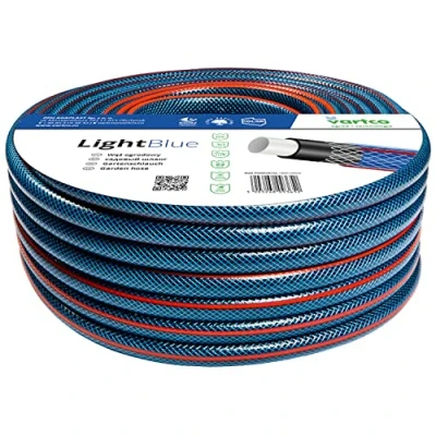 Abbildung von Vartco Gartenschlauch Light Blue, Größe 1/2&quot; 4 lagig, beständig gegen UV Strahlung Algenablagerung