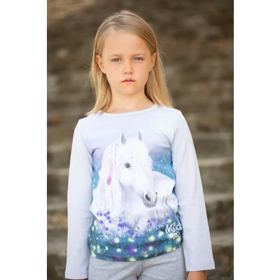Abbildung von Miss Melody Pyjama für Kinder, Größe: 152, Purple heather