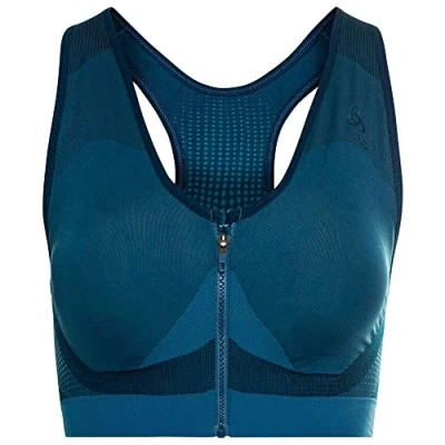 Abbildung von Odlo Damen SEAMLESS HIGH Sport BH, blue wing teal, S