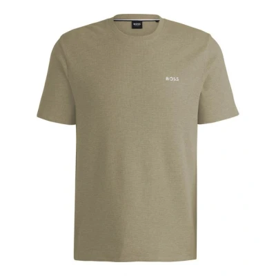 Abbildung von BOSS Waffle T Shirt Beige XX Large Herren