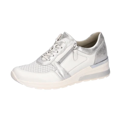 Abbildung von Waldläufer Keilsneaker &quot;H CLARA&quot;, Schnürer, Halbschuh, Freizeitschuh mit Metallic Einsatz
