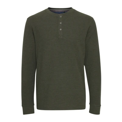 Abbildung von Blend Bhbhnoble TEE Langarmshirt, Herren, Größe: Small, Dusty olive