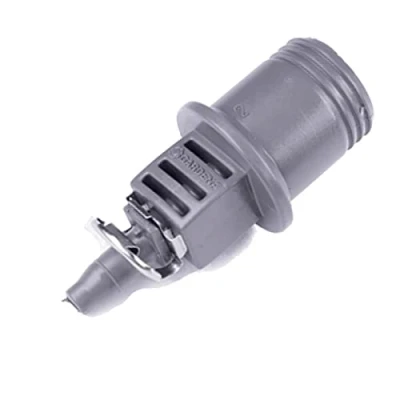 Abbildung von Bewässerung Zubehör für das Gardena Micro Drip System Reduzierstück Basisgerät 13mm auf 4,6mm Verteiler Schlauch Adapter (Reduzierstück 4,6mm), Grau
