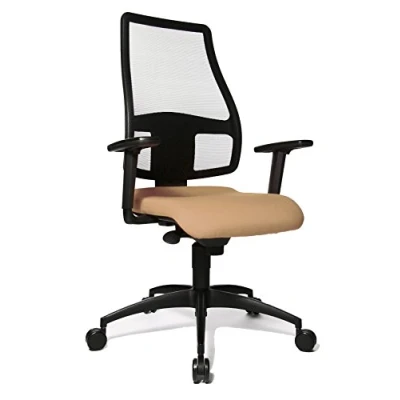 Abbildung von Topstar Bürostuhl Syncro Net inkl. höhenverstellbare Armlehne braun