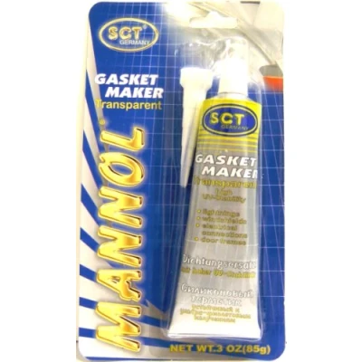 Abbildung von MANNOL Gasket Maker transparent 9916 Dichtstoff Blisterpack, Tube 85g Silikon 85ml