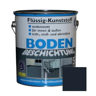 Abbildung von Dynamic24 Flüssig Kunststoff 5L Bodenbeschichtung 50m² Betonfarbe Beton Beschichtung Boden Estrich Farbe Halle Estrichfarbe Bodenfarbe für innen und außen Keller Terrasse Kellerboden Anthrazitgrau