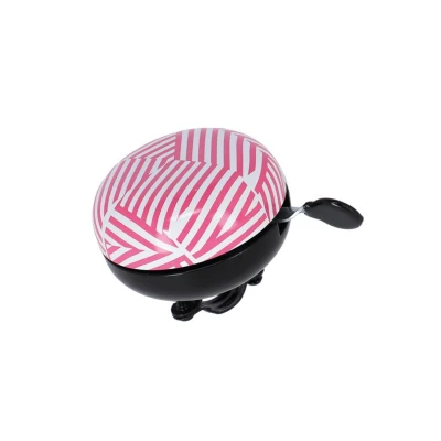 Abbildung von XLC Fahrradklingel Mingun DD M09 Stripes Ø83mm berry weiß