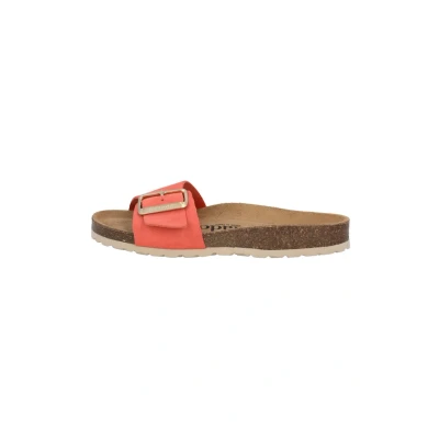 Abbildung von Palado Malta EGS Pantolette flach, Damen, Größe: 41, Orange velours Schuhe