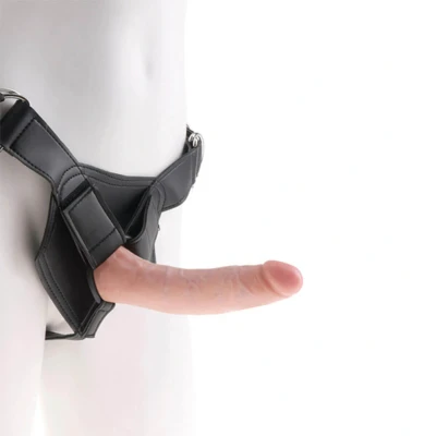 Abbildung von Umschnalldildo „Strap on with 7 Inch“, inklusive Harness, 20 cm