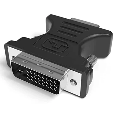 Abbildung von JAMEGA DVI D 24+1 auf VGA Adapter zu Konverter Full HD 1080p Stecker BuchseDual Link Digital Analog für PC, Grafikkarten, Gaming, Laptop, Netbook, Monitore, Beamer