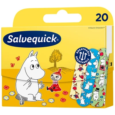 Abbildung von Moomin Salvequick Mumins Zeichen Spaß Niedlich Kinder Water &amp; Schmutz Beständig Putze