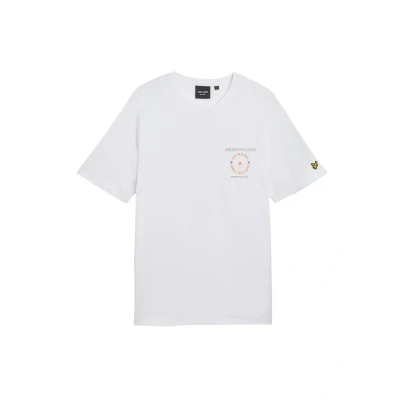Abbildung von Lyle &amp; Scott Tshirt print X white kinetic orange, Herren, Größe: XXL, orange