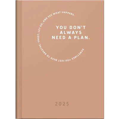 Abbildung von rido/idé Taschenkalender Young Line Mini (2025) „Motivation“, 2 Seiten = 1 Woche, A6, 160 Seiten, Grafik Einband, sahara