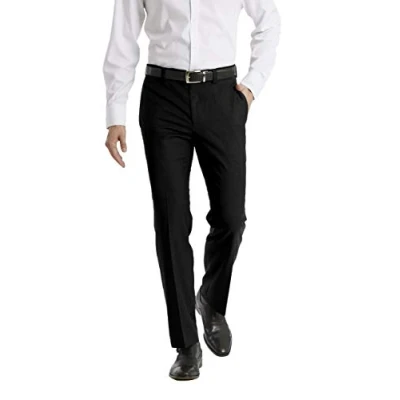 Abbildung von Calvin Klein Herren Modern Fit Dress Pant Klassische Hose, Schwarz, 32W / 30L