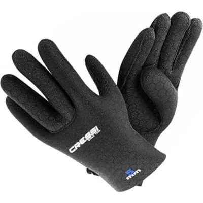 Abbildung von Cressi Neoprenhandschuhe High Stretch, Schwarz/Logo Rot, S