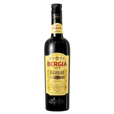 Abbildung von Rabarbaro Bergia 70cl Ein angenehm bitterer Rhabarberlikör. 16% vol.