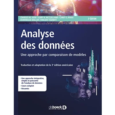 Abbildung von Analyse des données : Une approche par comparaison de modèles