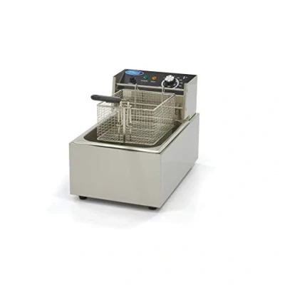 Abbildung von Maxima Gastro Fritteuse 6 l 1 Korb Bis zu 1,2 kg Pommes Frites